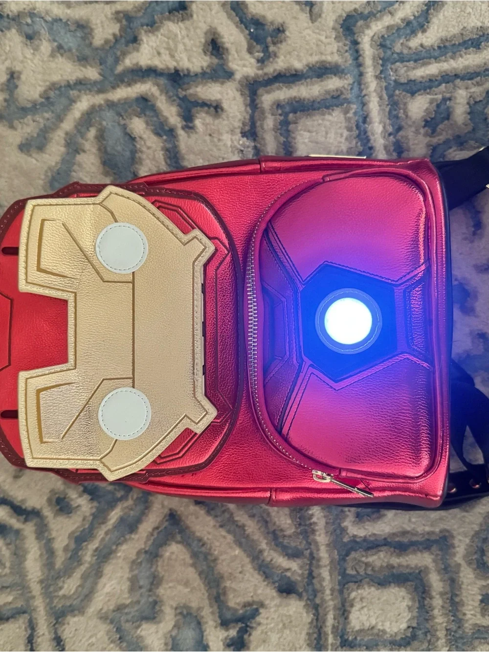 NWT Disney Marval Iron Man Lounge Fly backpack